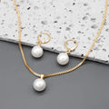 Elegantes, Anmutiges Perlenketten-Set