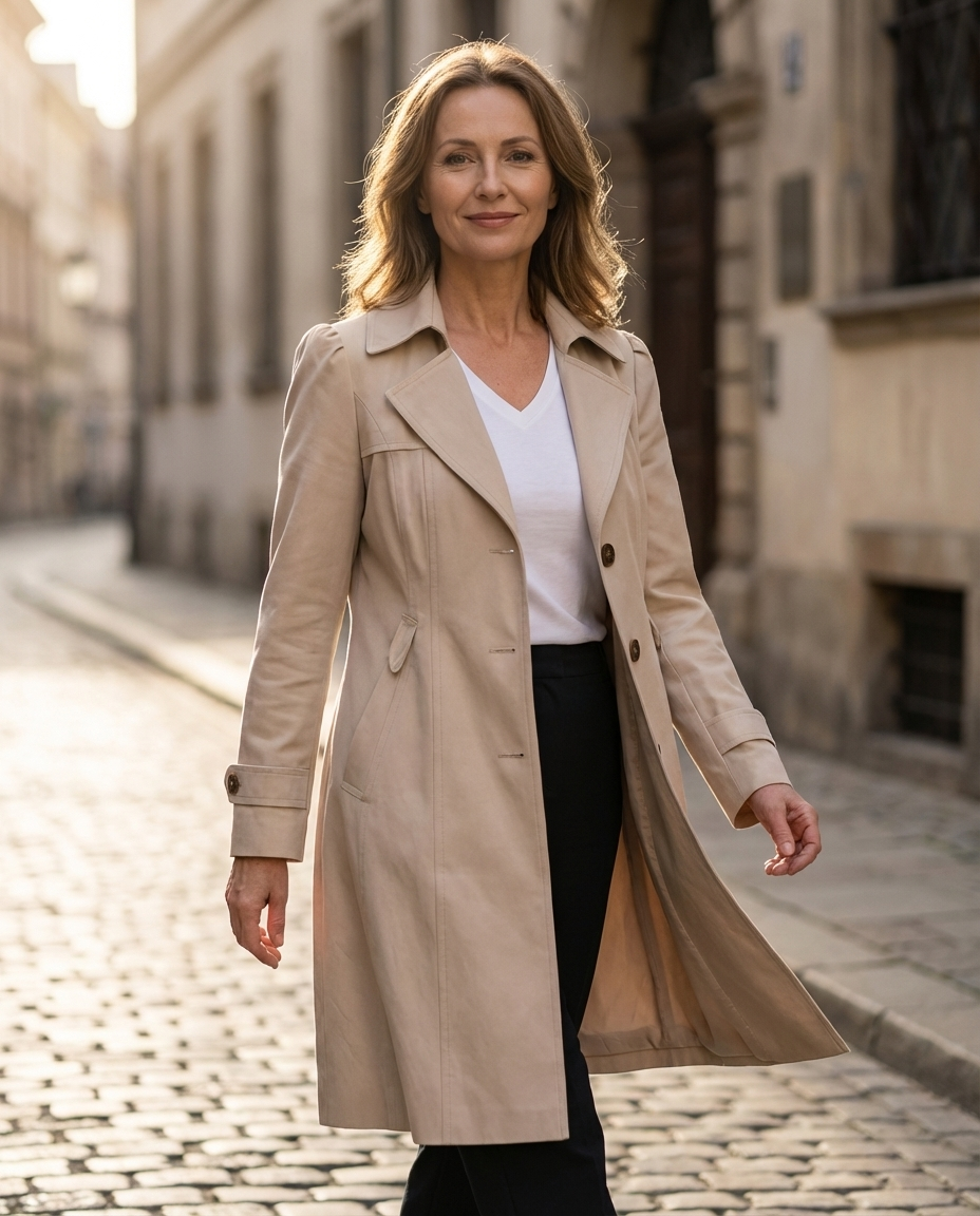 Olivia – Eleganter Vintage Sommermantel