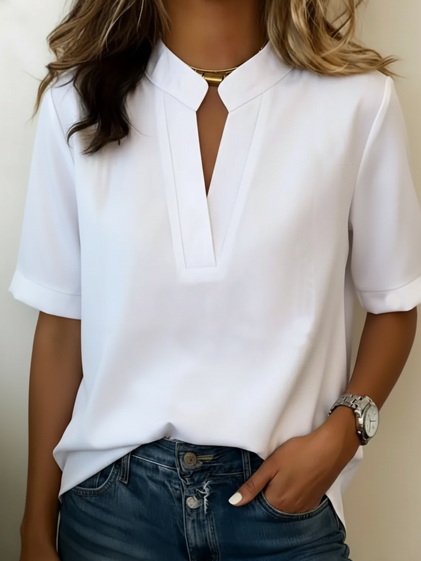 Colette | Elegante Bluse mit Raffiniertem Kragen