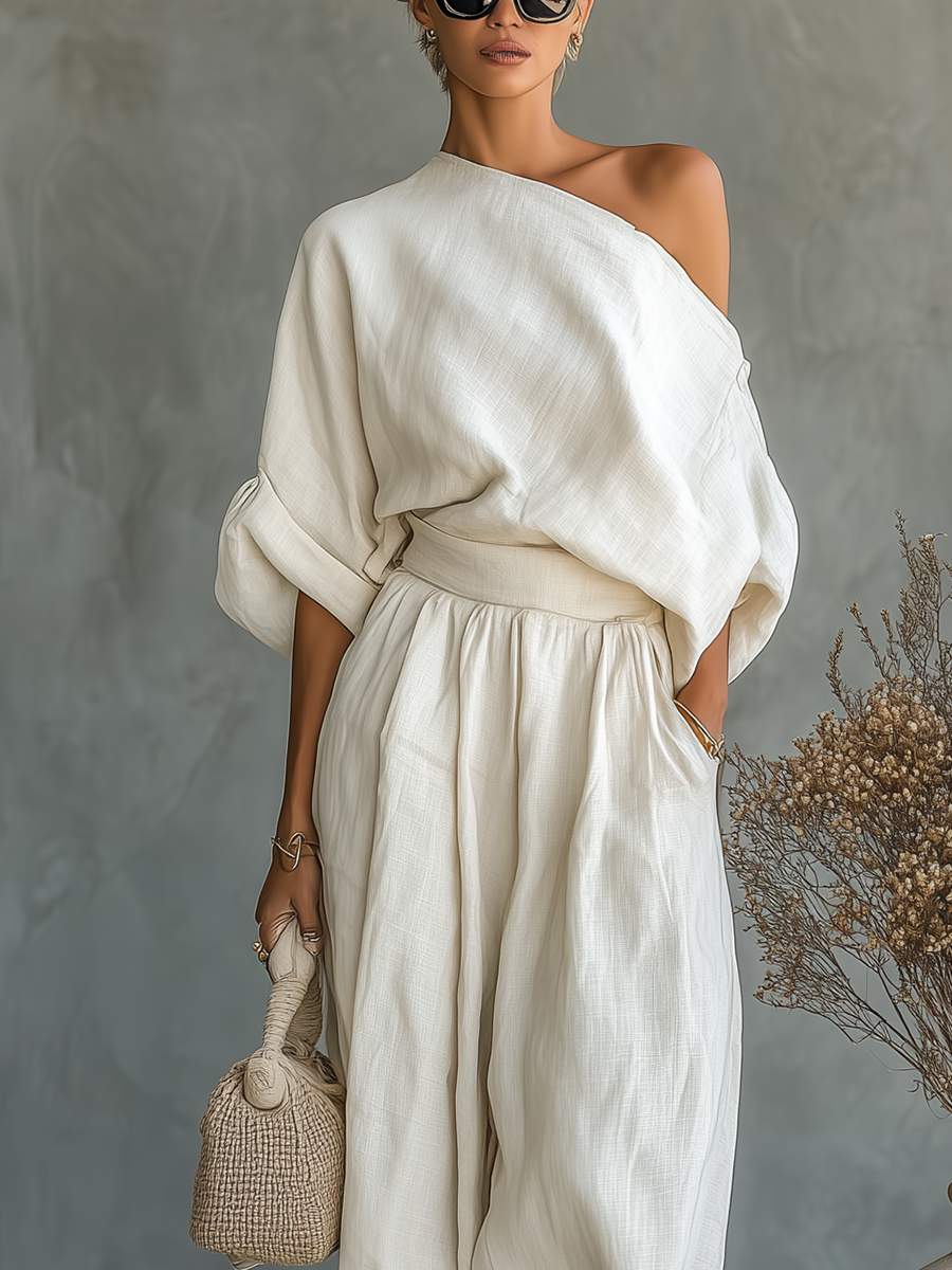 Elegantes Set Off-Shoulder Hose
