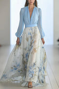 ESMEE | Elegantes Maxikleid mit schmeichelhaftem Schnitt
