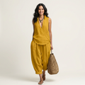 Twiila | Wickeloberteil & Weite-Hosen-Set