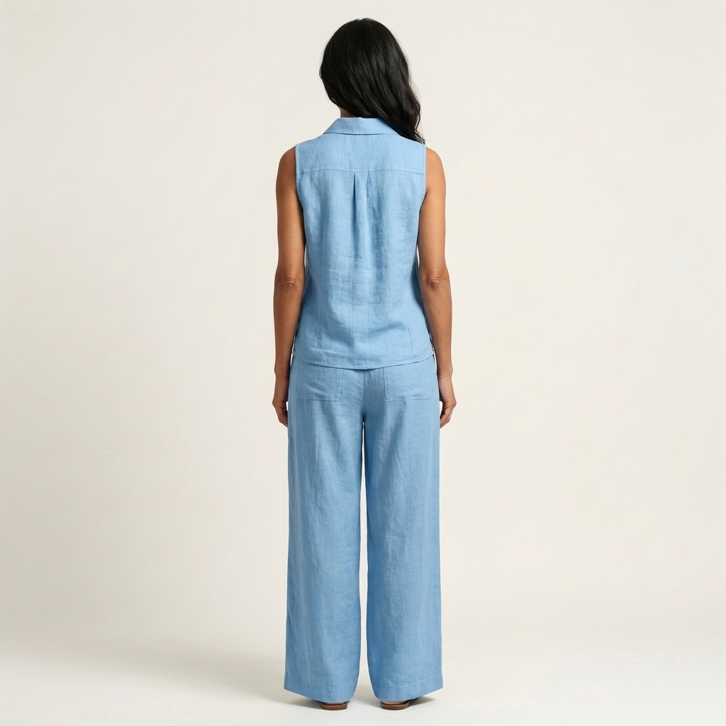 Twiila | Wickeloberteil & Weite-Hosen-Set