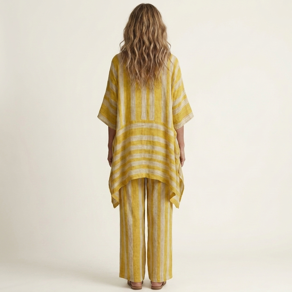 Kiara | Zweiteiliges gestreiftes Set