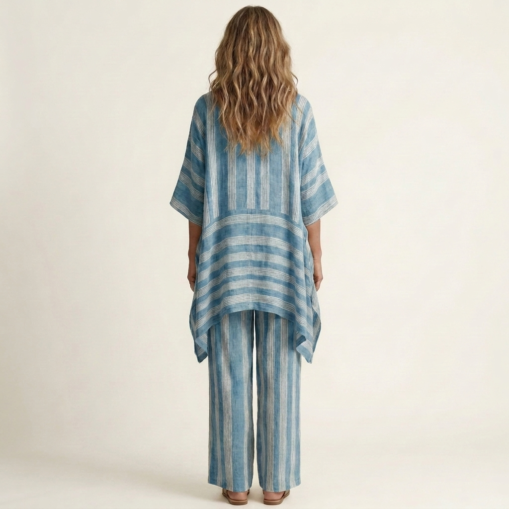 Kiara | Zweiteiliges gestreiftes Set