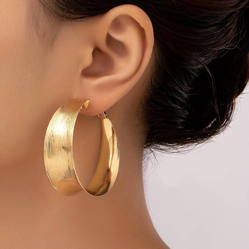 Vintage Goldene Creolen
