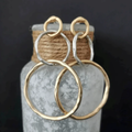 Vintage Gold- und Silberohrringe