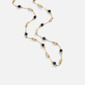 Niedriges Collier mit Steinen