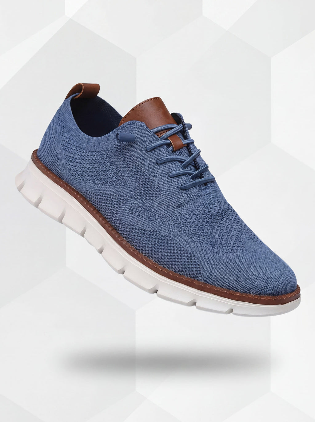 Atmungsaktive Ultracomfort-Schuhe: Blau-weiß