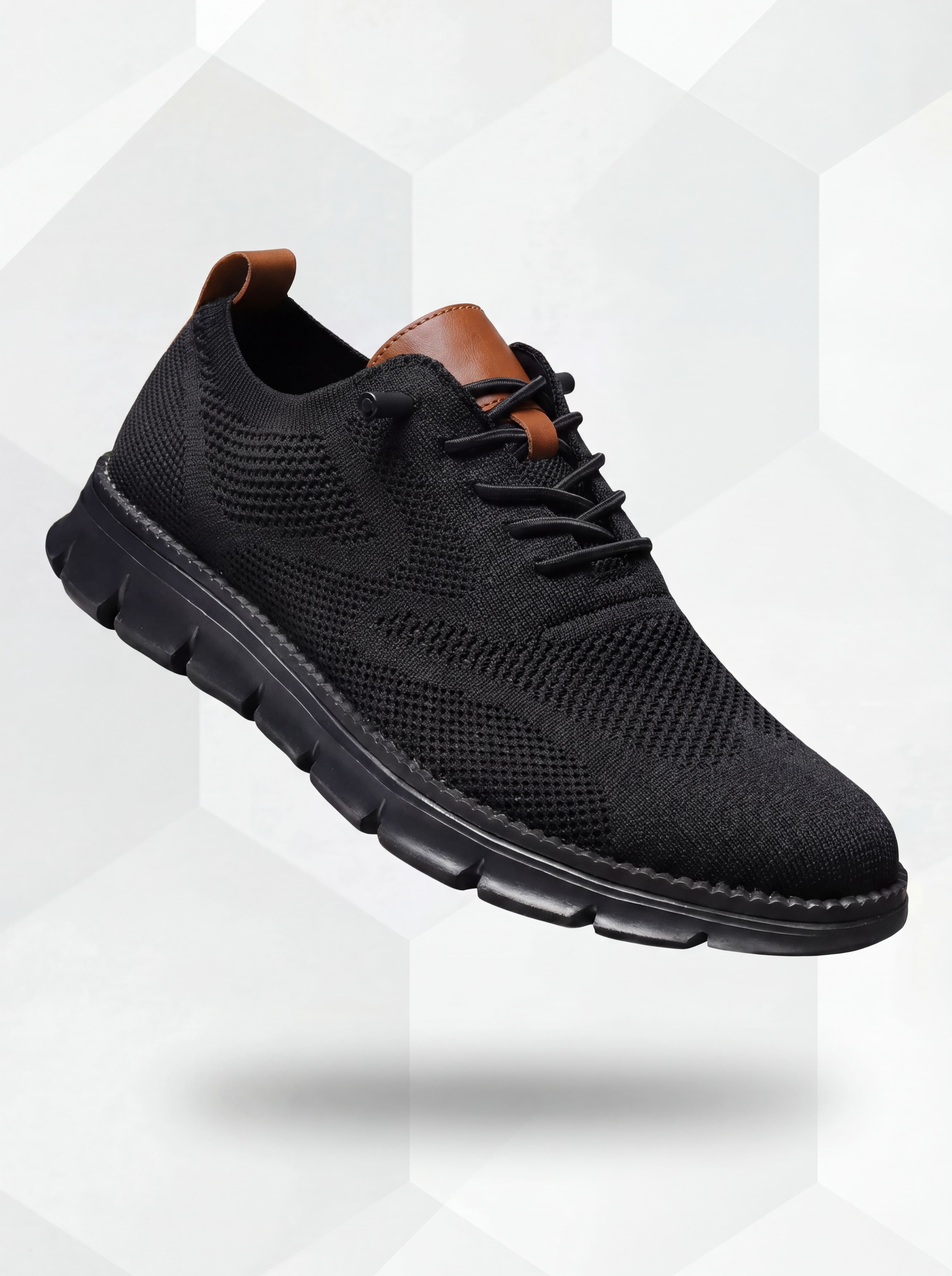 Atmungsaktive Ultracomfort-Schuhe: Schwarz