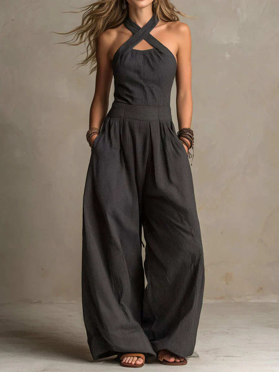 ARIANA | MONO ELEGANTE CON ESCOTE CRUZADO