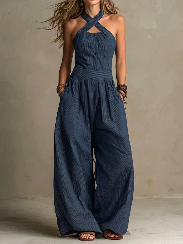 ARIANA | MONO ELEGANTE CON ESCOTE CRUZADO