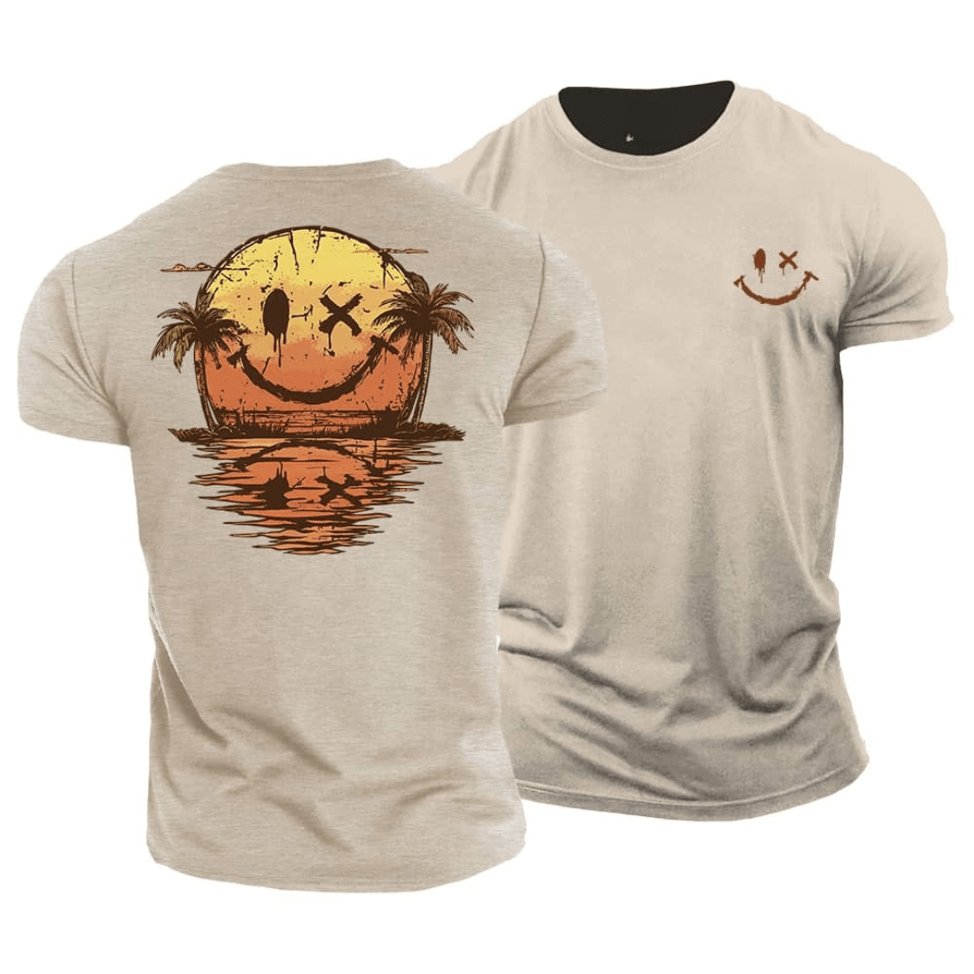 KARL | SOMMERLICHES HERREN-T-SHIRT MIT SMILEY-PRINT