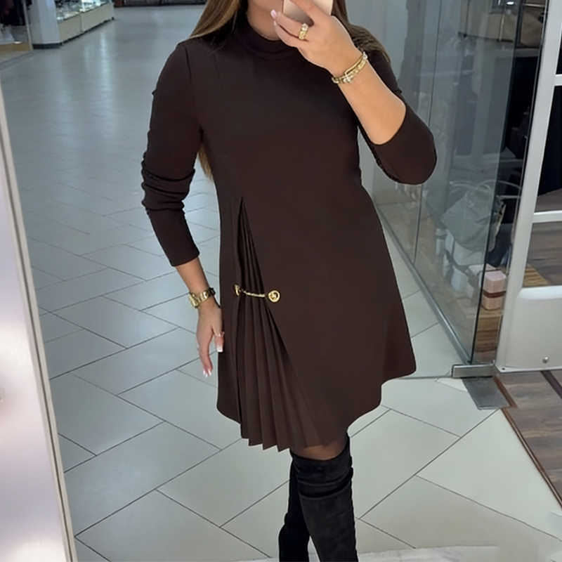 Noella™ Elegantes Plissiertes Kleid